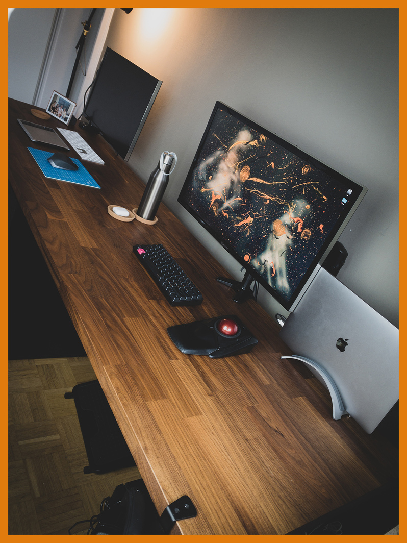 Workstation side view